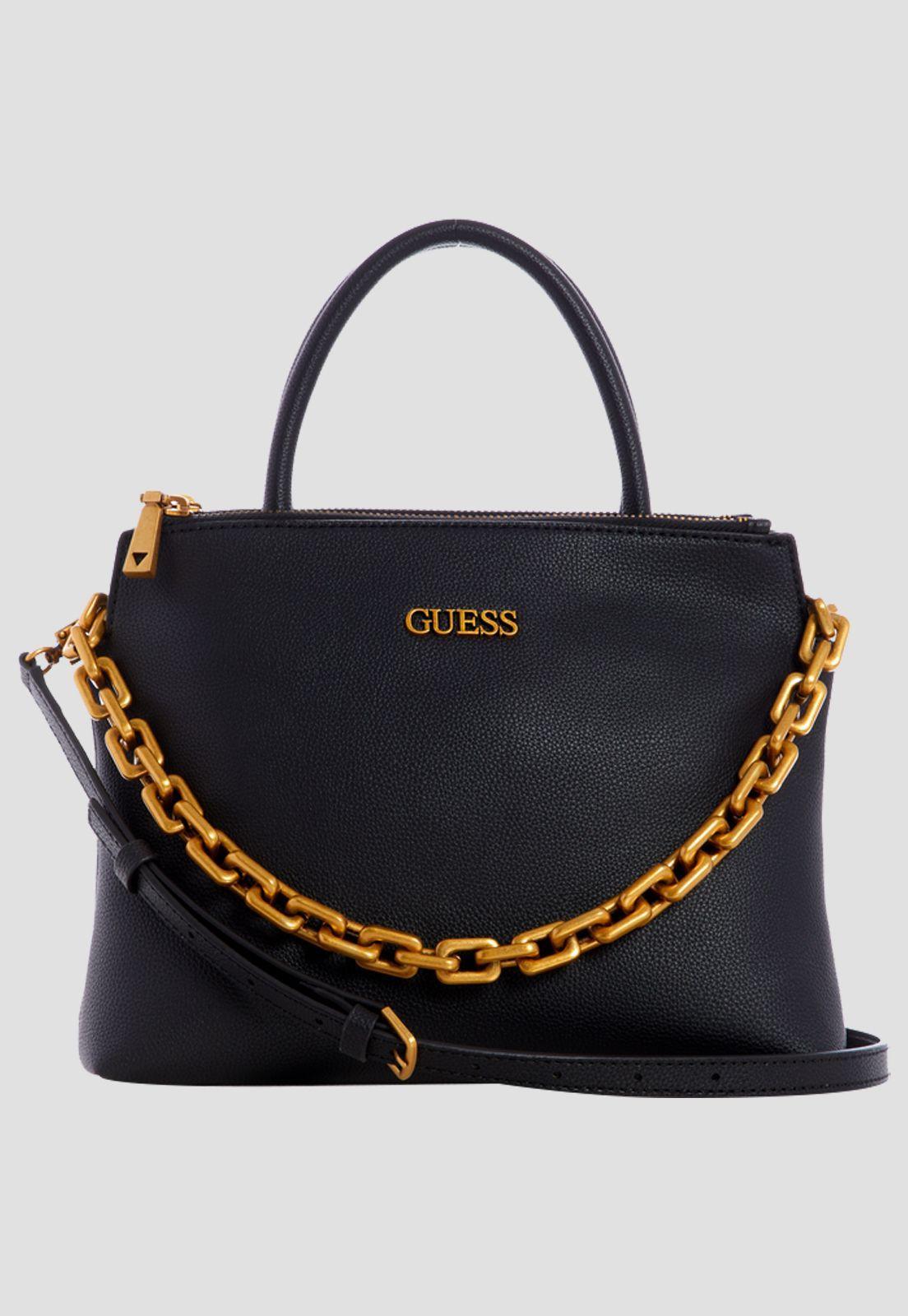 Cartera Turin Status Shoulder Bag Bla Negro Guess-0