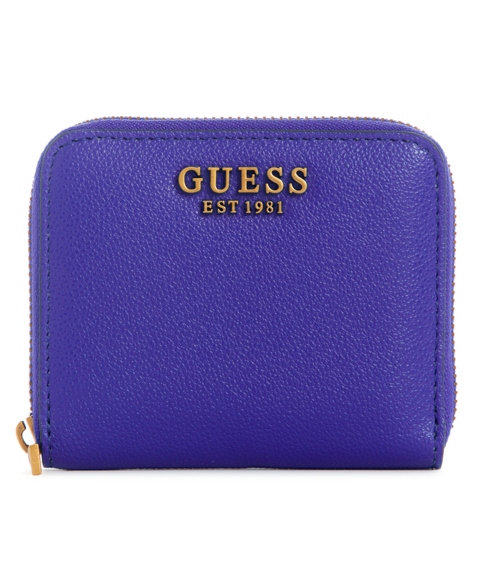 Billetera Guess Laurel Slg Small Zip Around Vio Morado-0