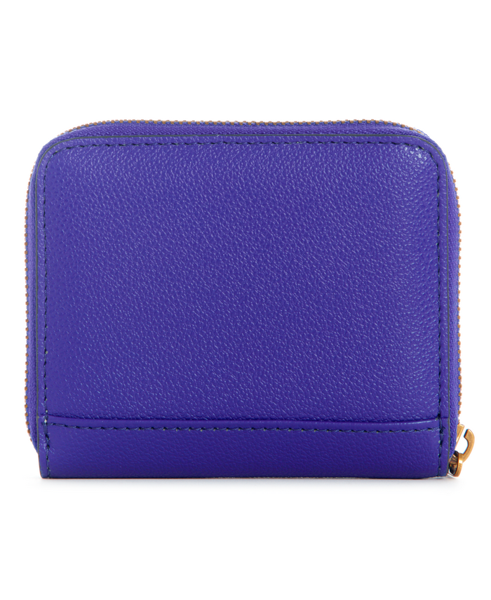 Billetera Guess Laurel Slg Small Zip Around Vio Morado-1
