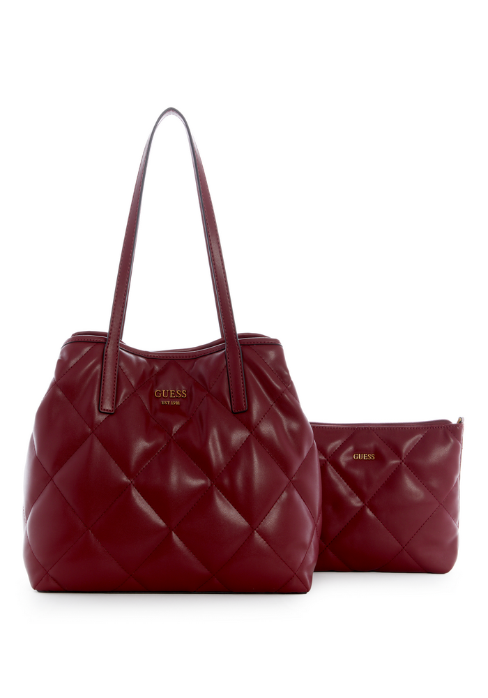 Cartera Vikky Tote Mer Rojo Guess-0