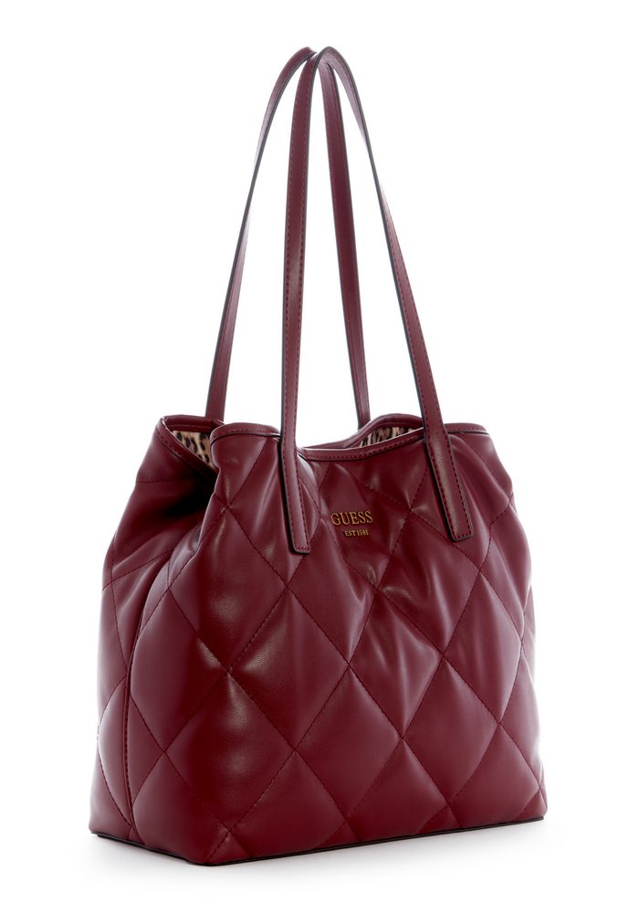 Cartera Vikky Tote Mer Rojo Guess-3