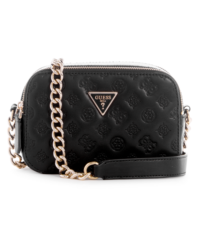 Cartera Guess Noelle Crossbody Camera Bla Negro-0