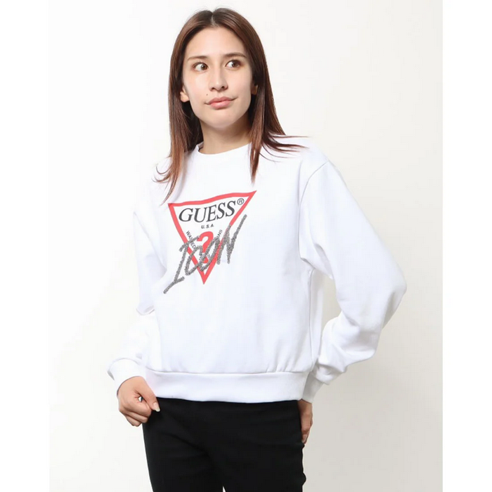 Polerón Guess Cn Icon Sweatshirt G011 Blanco-0