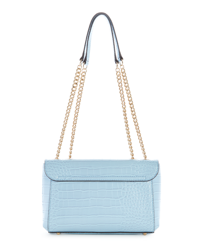 Cartera Guess Nell Croc Cnvrtble Xbody Flap Pwb Celeste-2