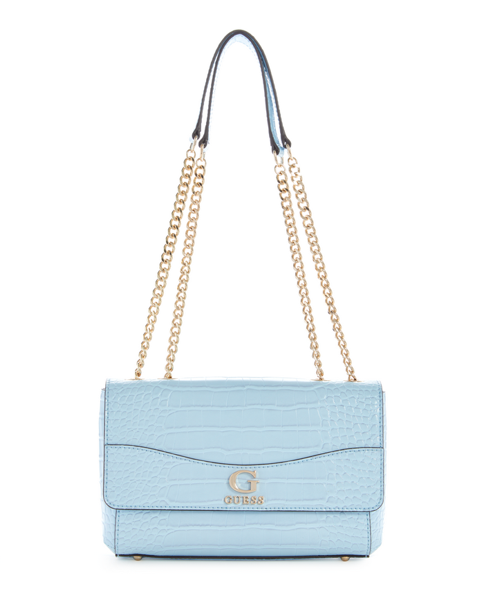 Cartera Guess Nell Croc Cnvrtble Xbody Flap Pwb Celeste-0