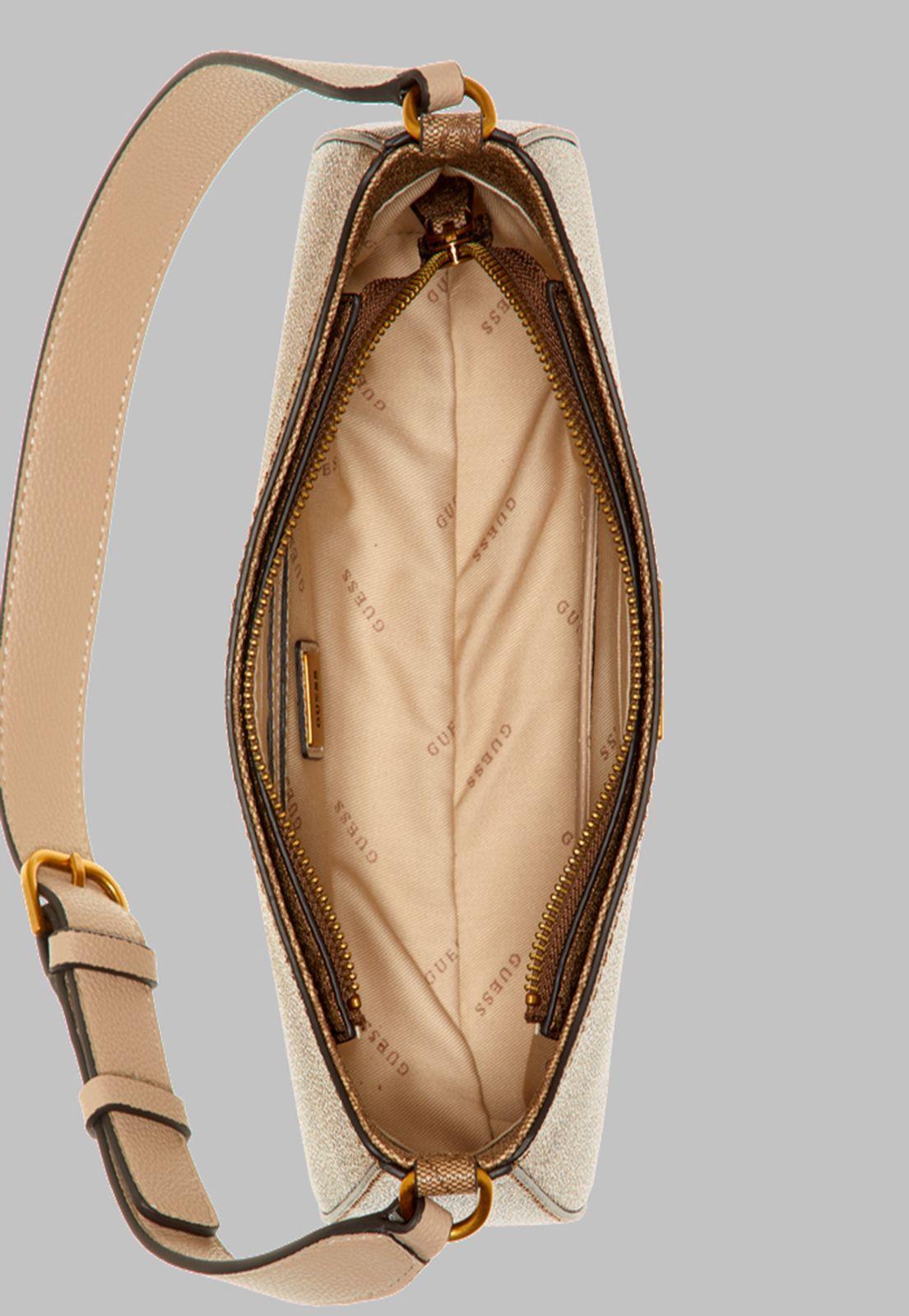 Cartera Guess Noelle Shoulder Bag Lte Café-3