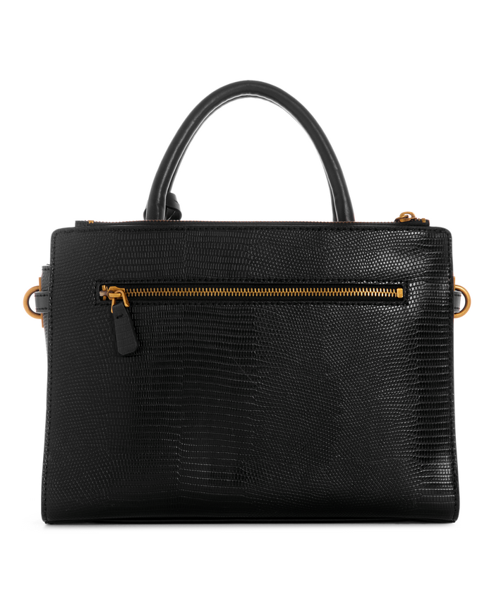 Cartera Guess Ginevra Elite Society Satchel Bla Negro-2