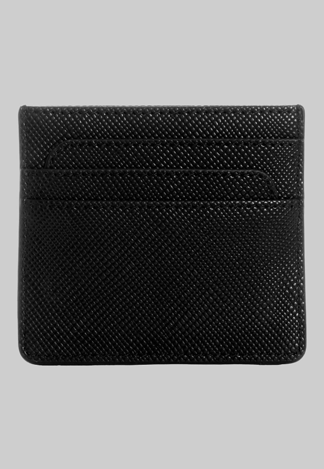 Billetera Laurel Slg Card Holder Bla Negro Guess-1