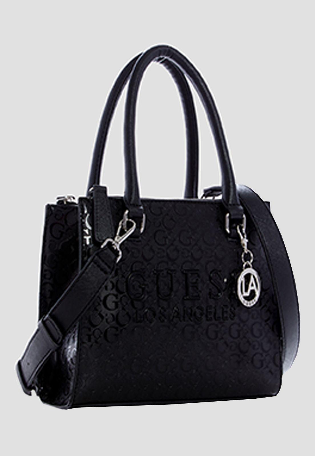 Cartera Rodney Satchel Bla Negro Guess-1
