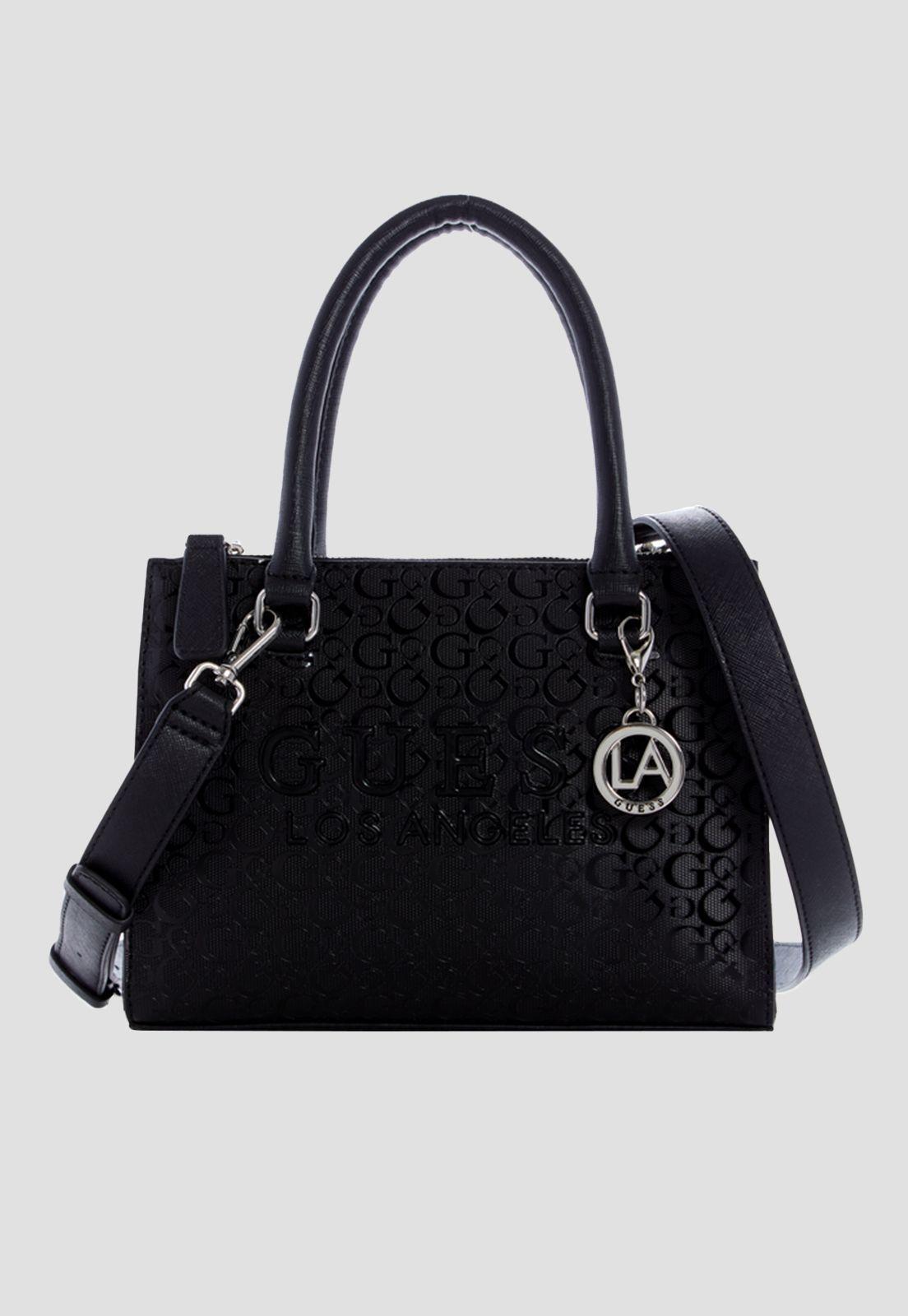 Cartera Rodney Satchel Bla Negro Guess-0