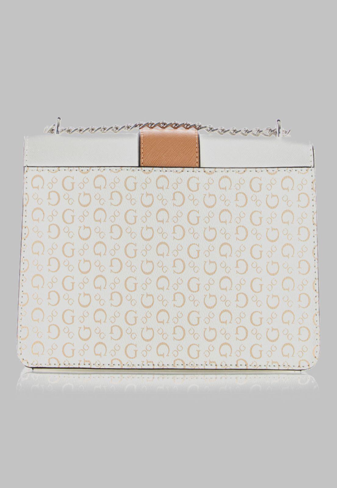 Cartera G Factory Glen Ellyn Flap Crossbody Wml Blanco-2