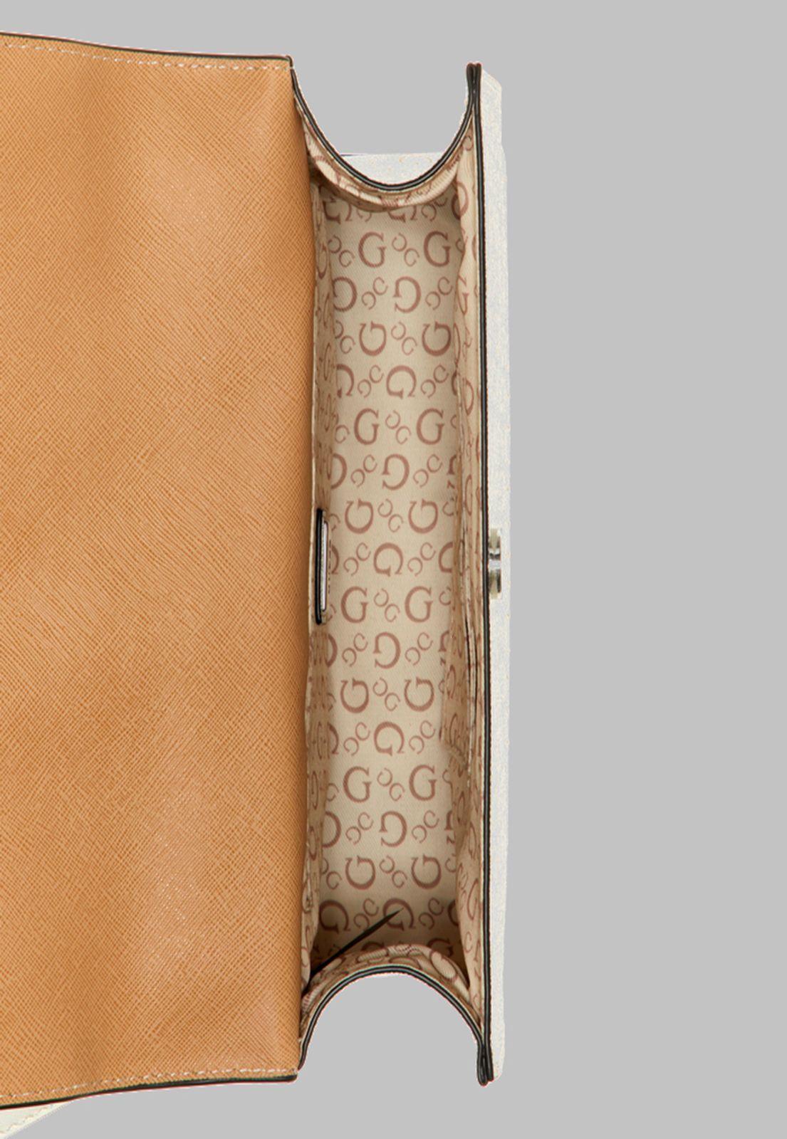 Cartera G Factory Glen Ellyn Flap Crossbody Wml Blanco-3