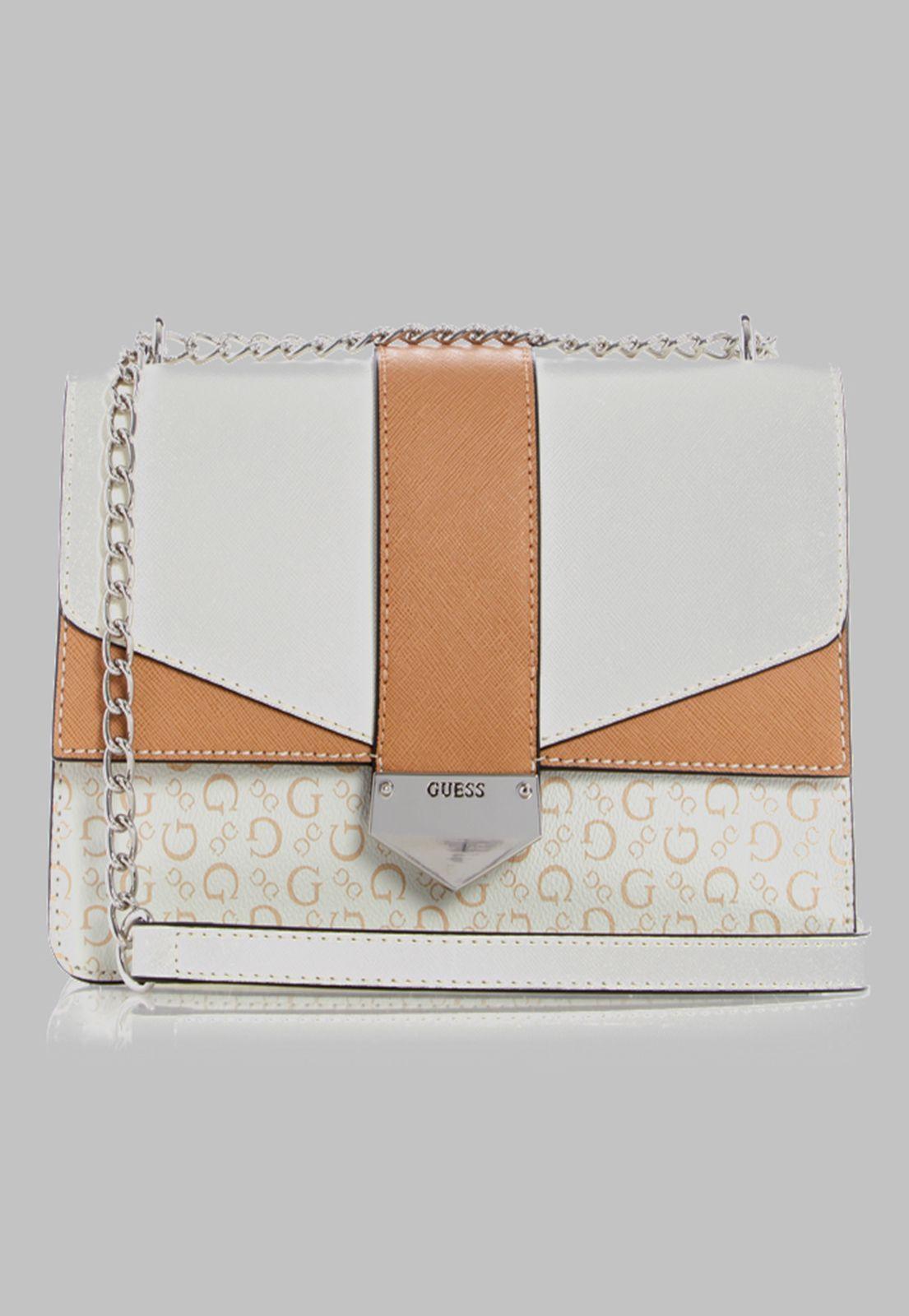 Cartera G Factory Glen Ellyn Flap Crossbody Wml Blanco-0