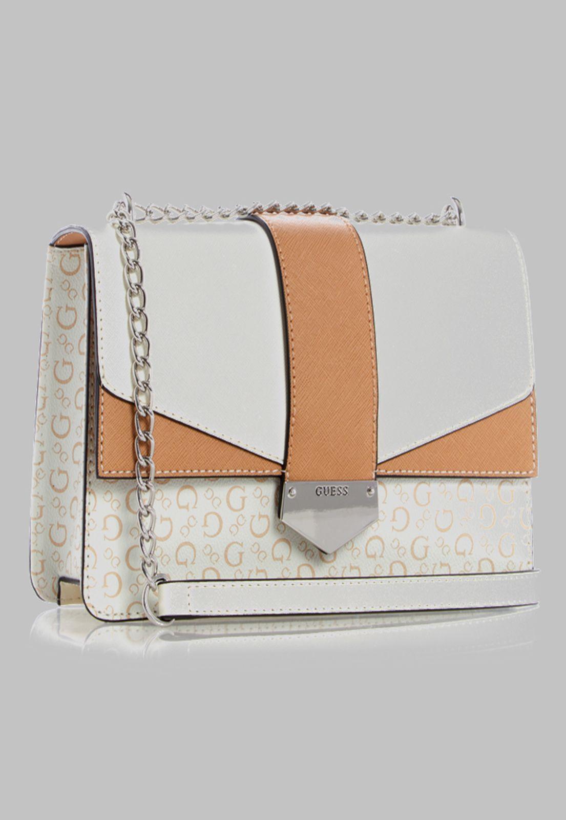 Cartera G Factory Glen Ellyn Flap Crossbody Wml Blanco-1