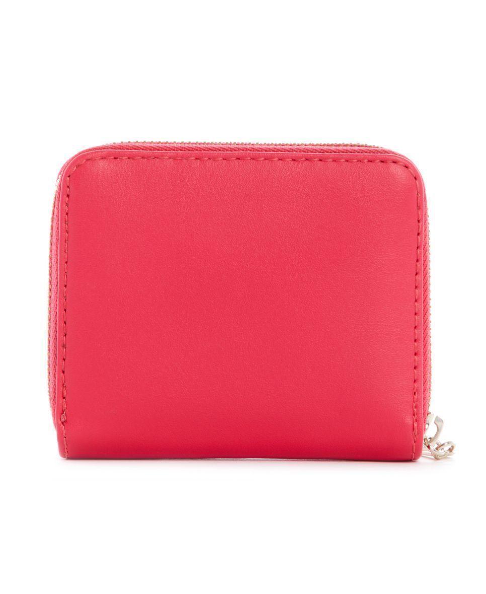 Billetera Guess Illy Slg Small Zip Around Pas Rojo Tu-1