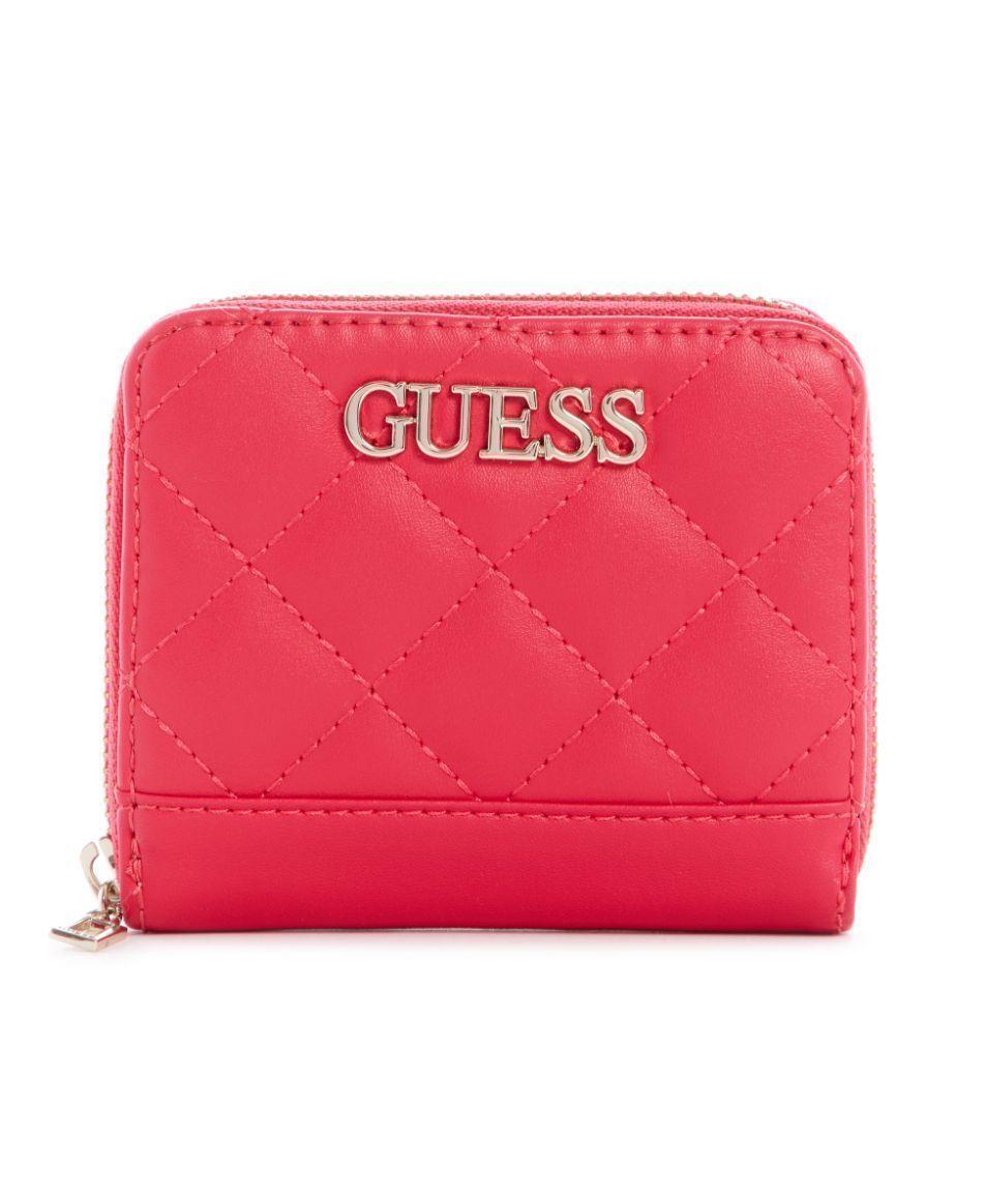 Billetera Guess Illy Slg Small Zip Around Pas Rojo Tu-0