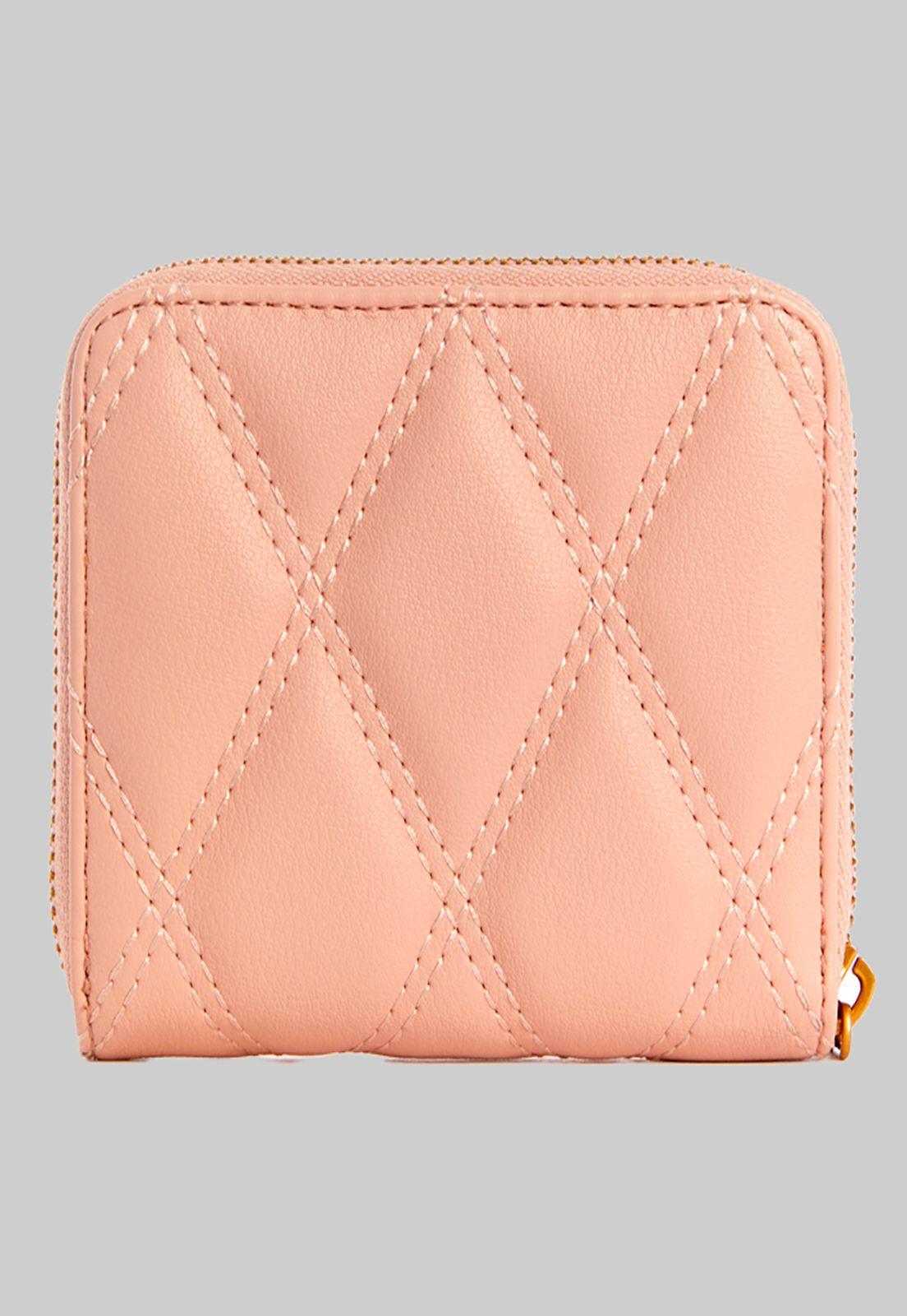 Billetera Triana Slg Small Zip Around Rosado Guess-1
