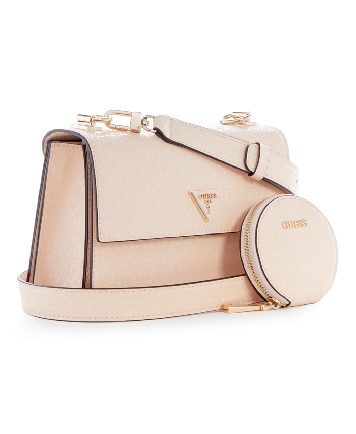 Cartera Guess Alexie Crossbody Flap Plr Rosado-1