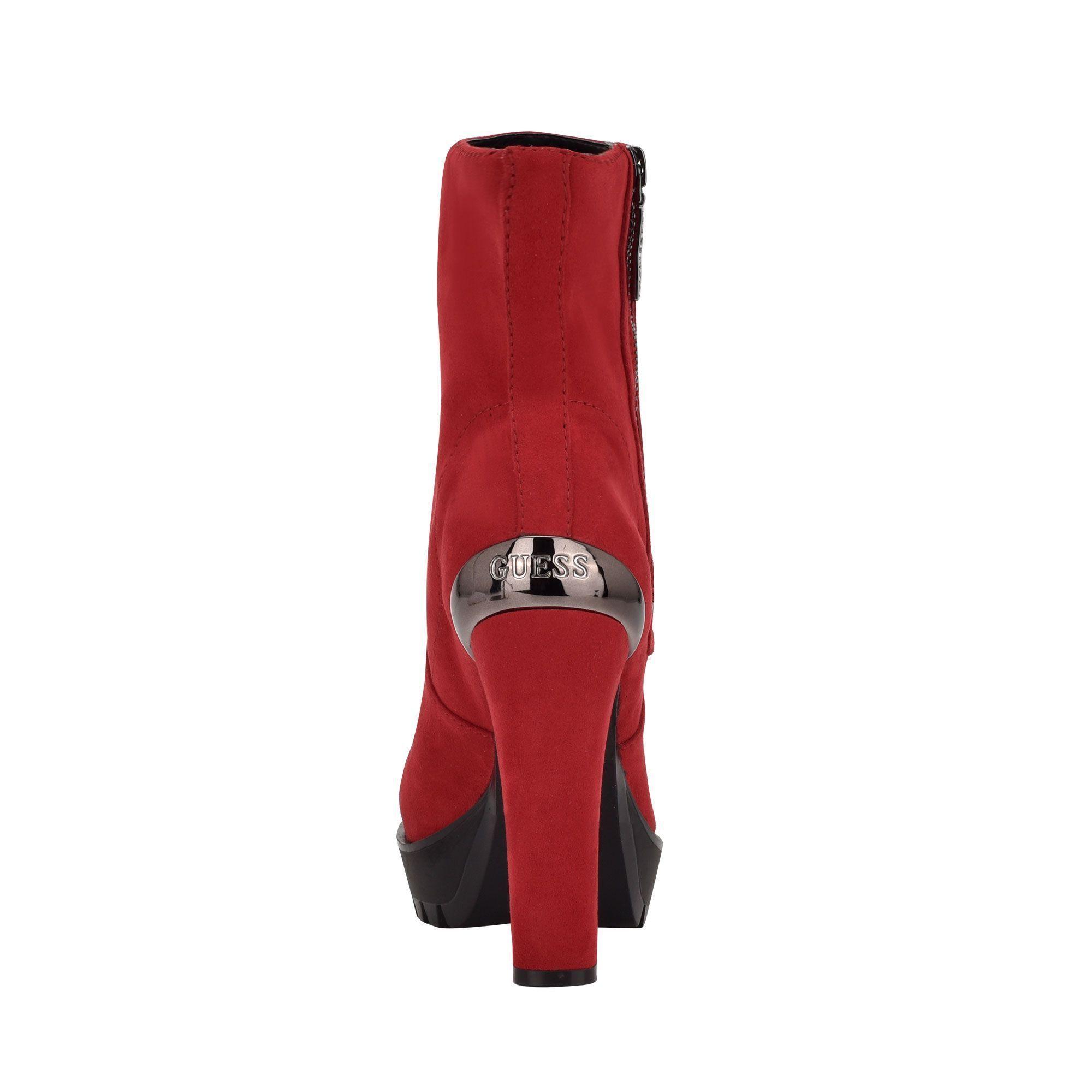 Botines Guess Footwear Gwtanvin3 Rojo-1
