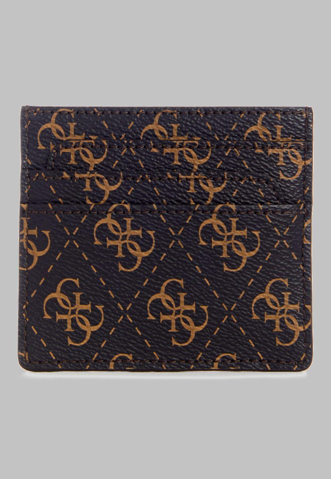 Billetera Guess Laurel Slg Card Holder Bnl Café-1