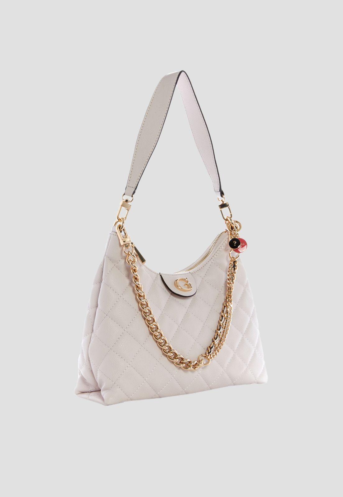 Cartera Gillian Hobo Sto Crema Guess-1