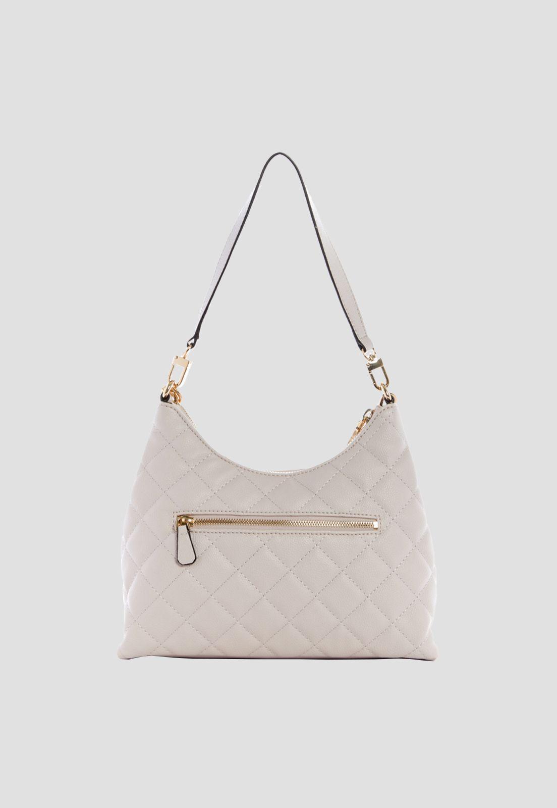 Cartera Gillian Hobo Sto Crema Guess-2