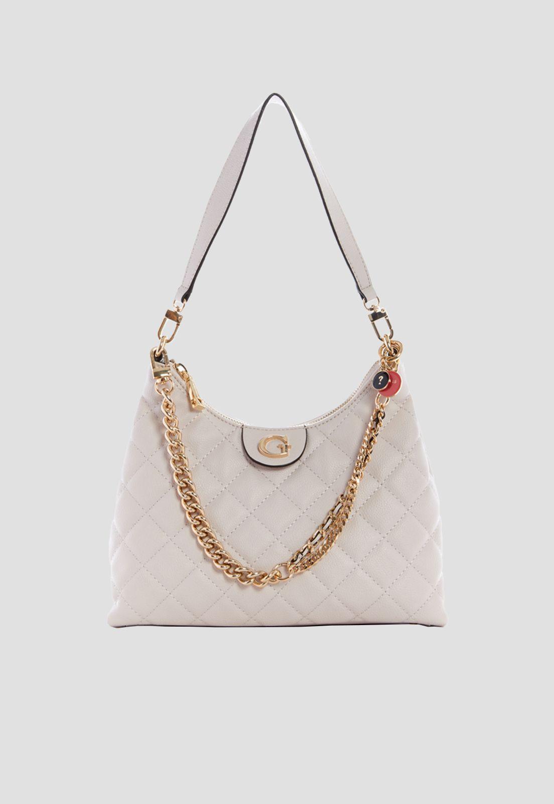 Cartera Gillian Hobo Sto Crema Guess-0