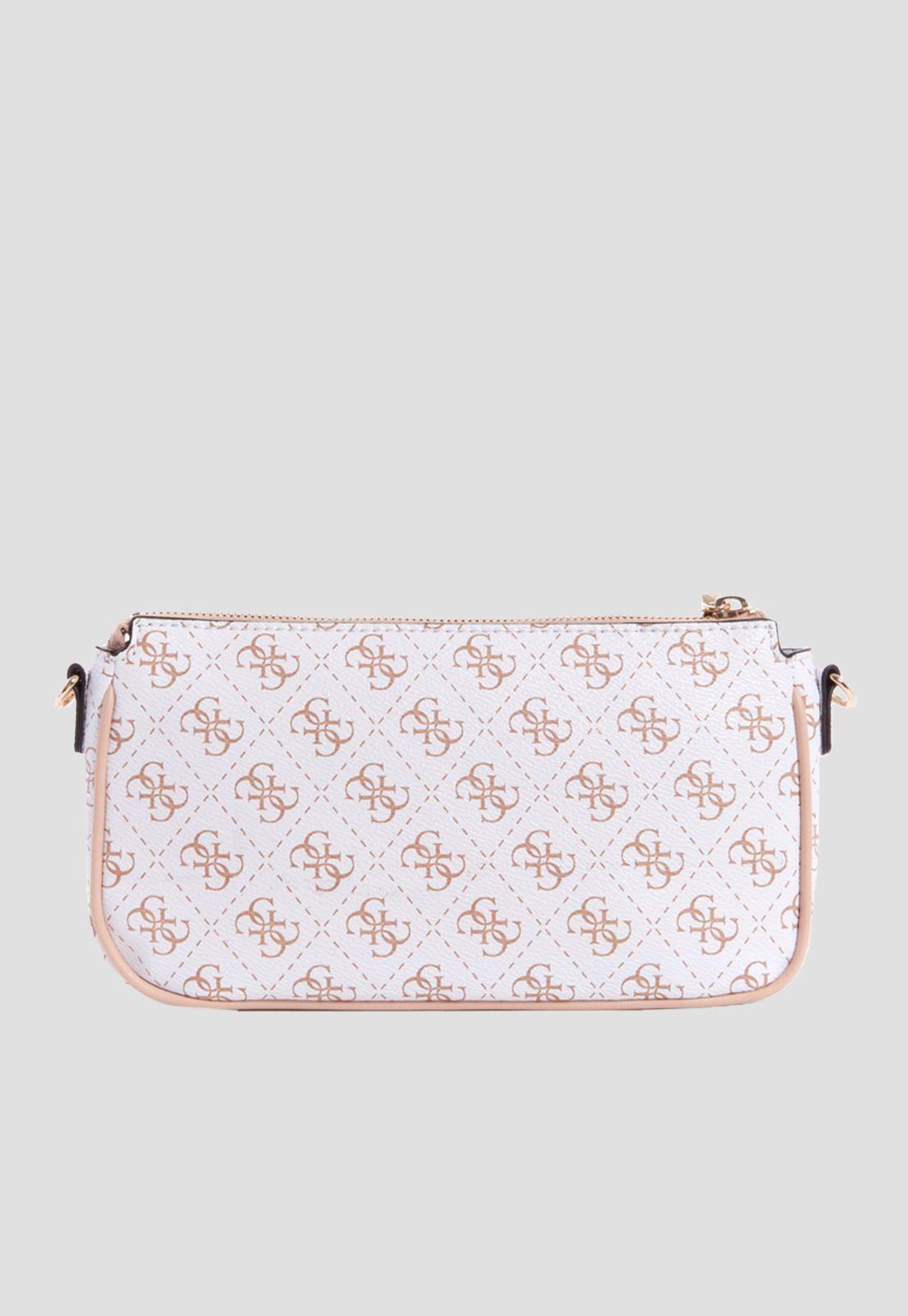 Mini Cartera Kasinta Double Pouch Blanco Guess-2