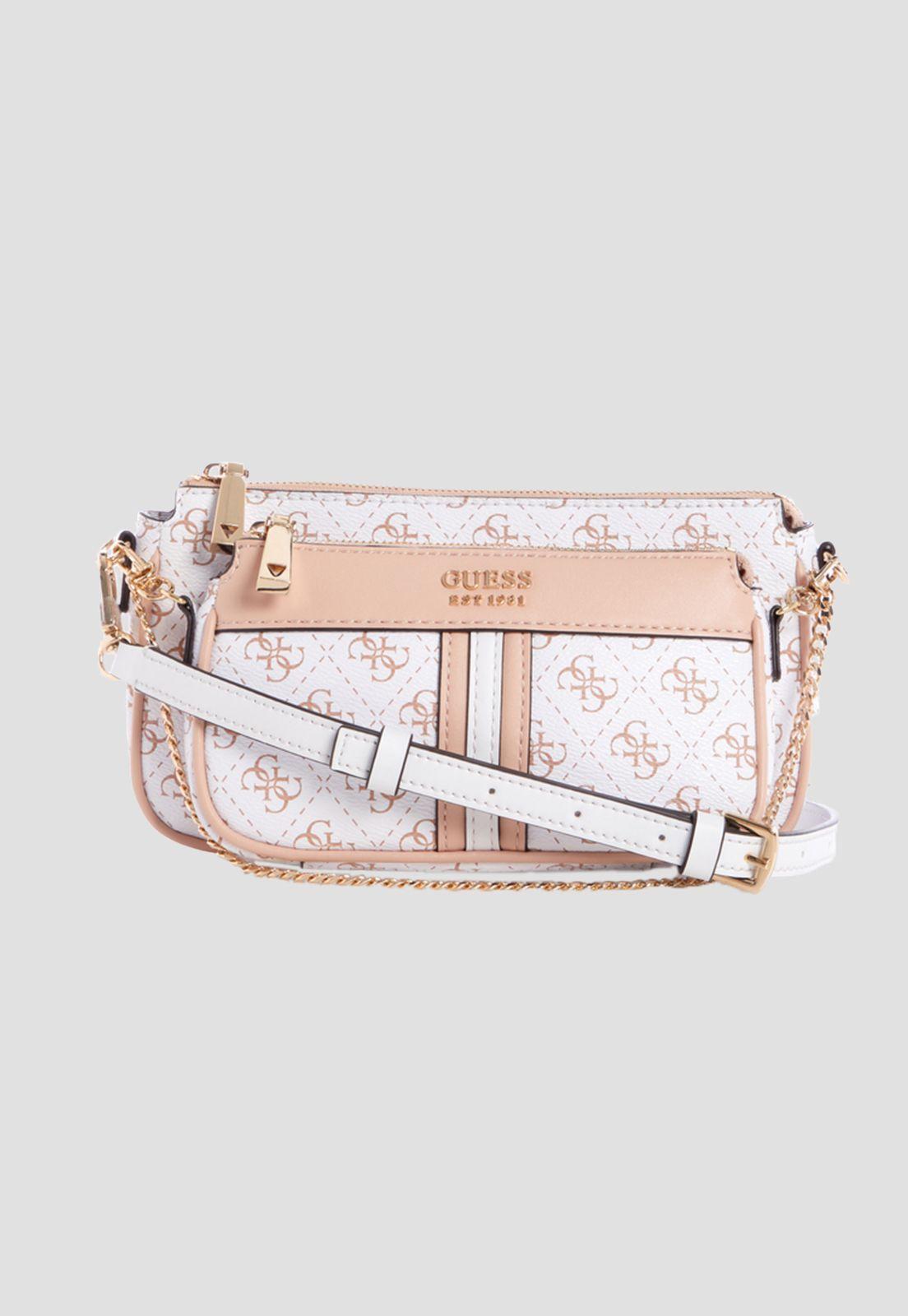 Mini Cartera Kasinta Double Pouch Blanco Guess-0