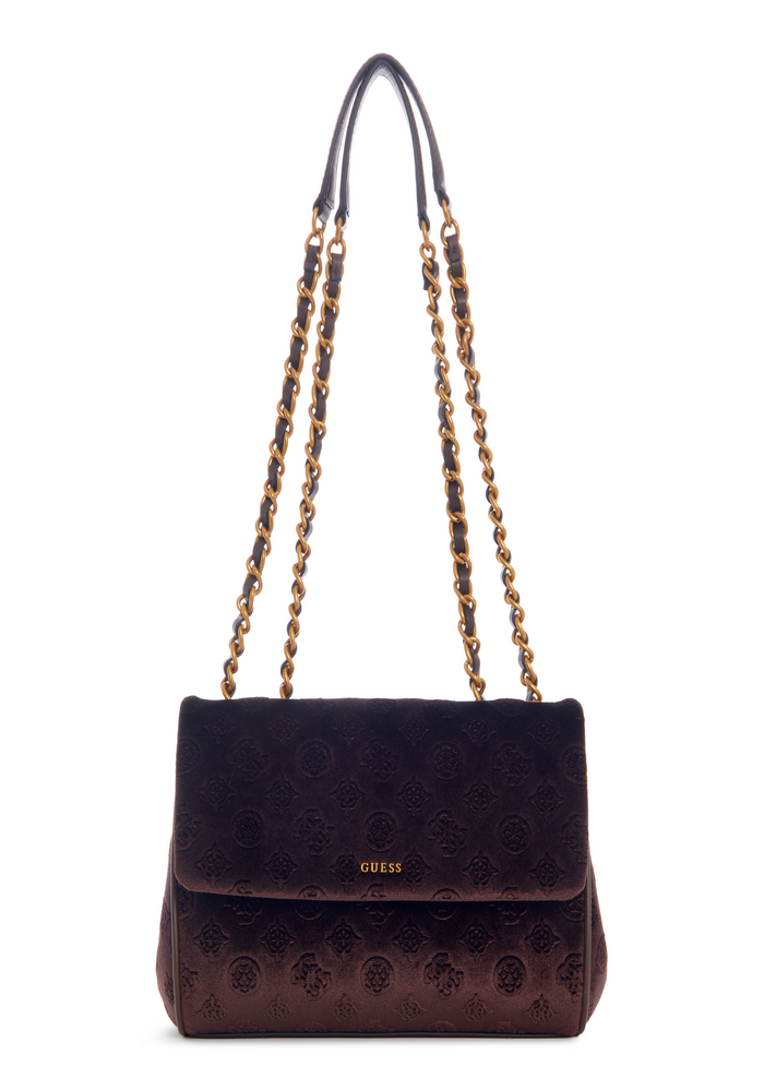 Cartera Inia Convertible Xbody Flap Drb Café Guess-0