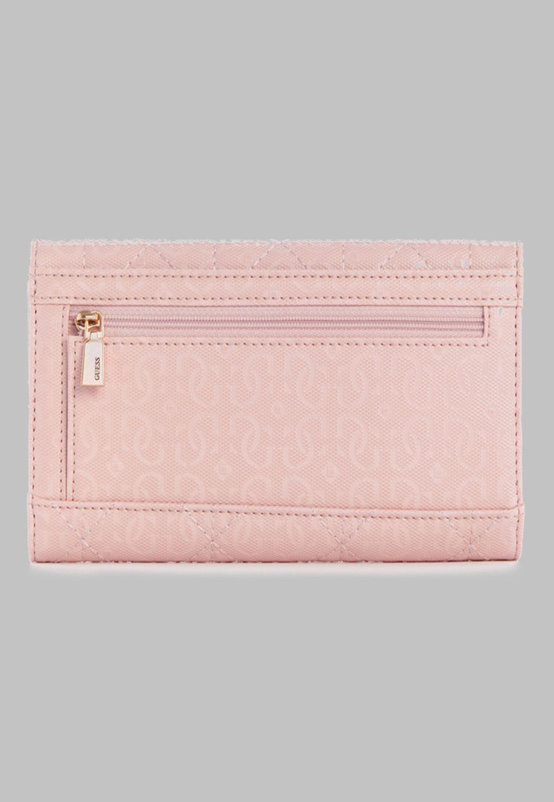 Billetera Guess Malia Slg Multi Clutch Sfp Rosado-2