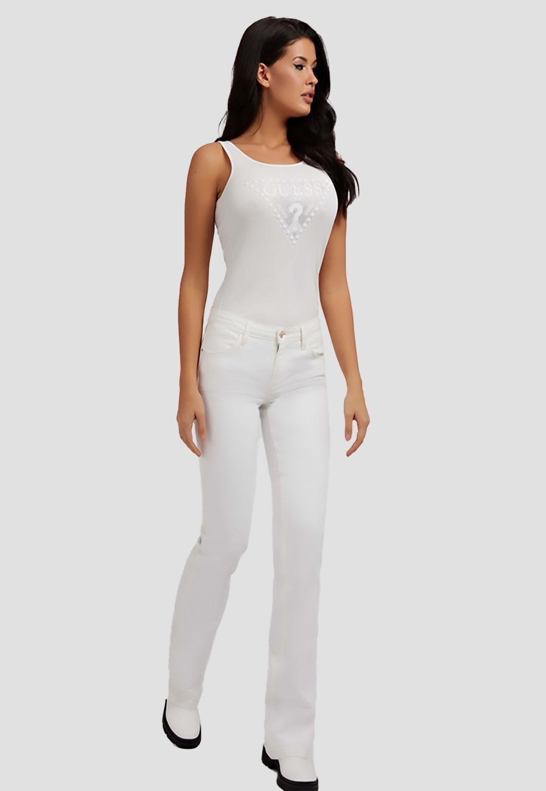 Jeans Guess Sexy Boot Thec Blanco-1
