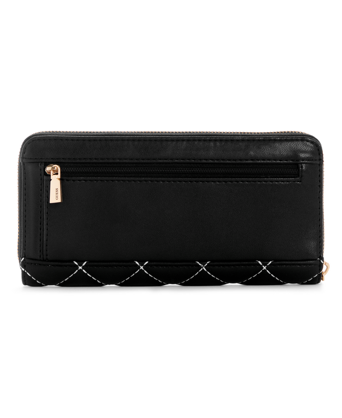 Billetera Guess Cessily  Large  Around Bml Negro-1