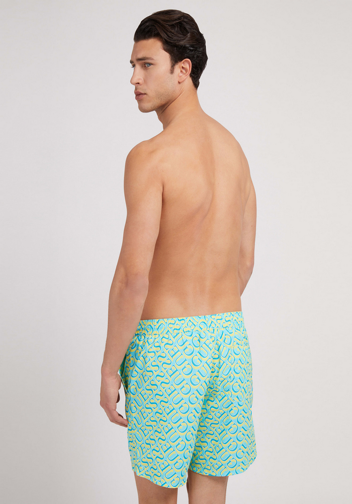 Traje De Baño Woven Medium 1000 P20K Verde Guess-1