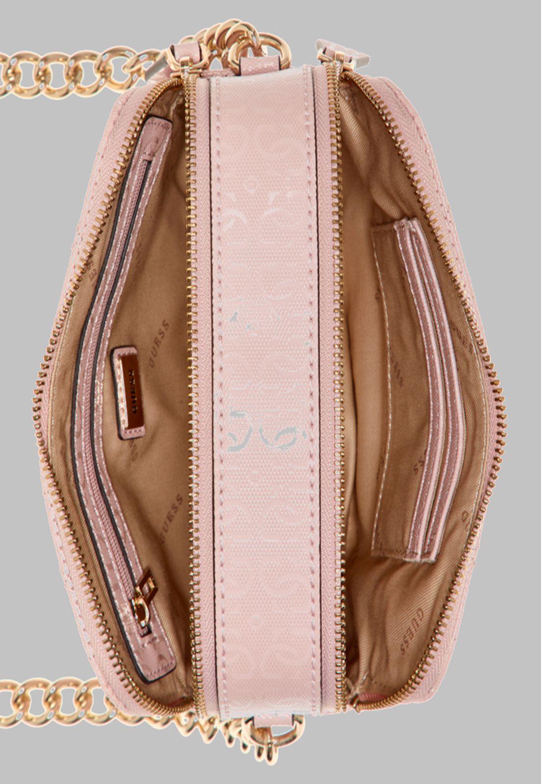 Mini Cartera Guess Noelle Crossbody Camera Sfp Rosado-3