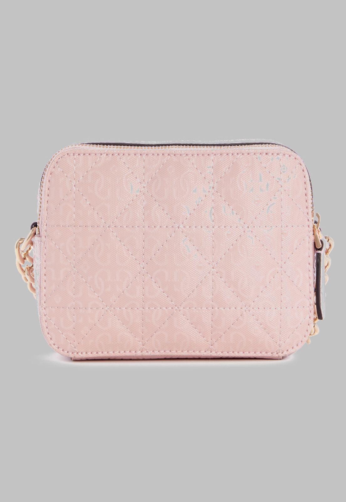 Mini Cartera Guess Noelle Crossbody Camera Sfp Rosado-2