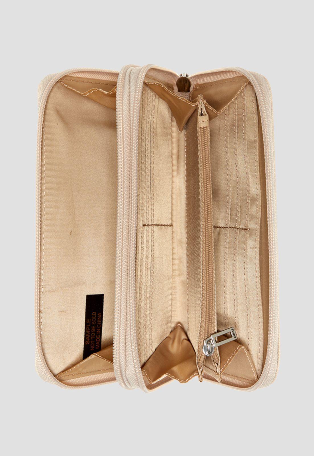 Billetera Tempe Slg Double Around Sto Crema Guess-2