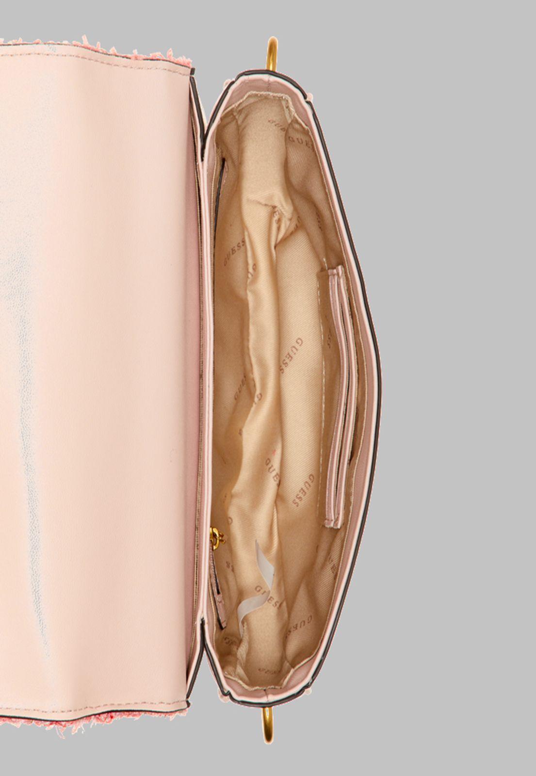 Cartera Guess Danna Saddle Bag Cor Coral-3