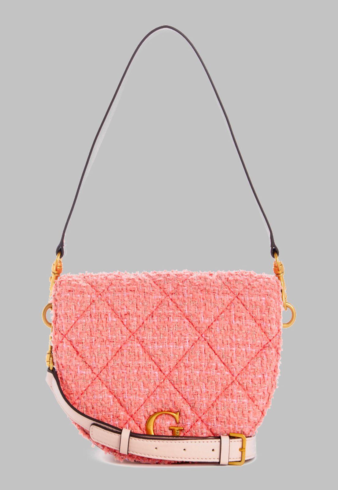 Cartera Guess Danna Saddle Bag Cor Coral-0