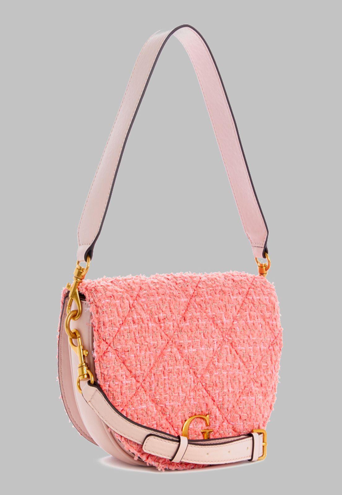 Cartera Guess Danna Saddle Bag Cor Coral-1