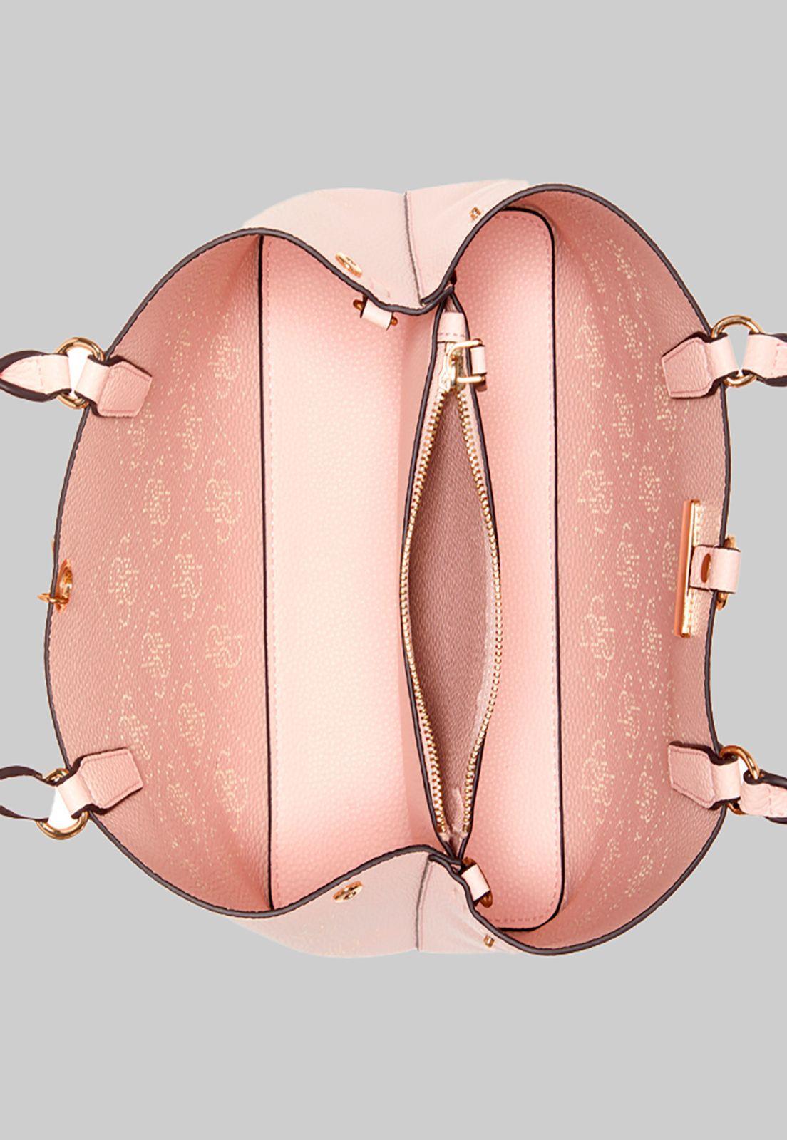 Cartera Amara Girlfriend Satchel Dpd Rosado Guess-3