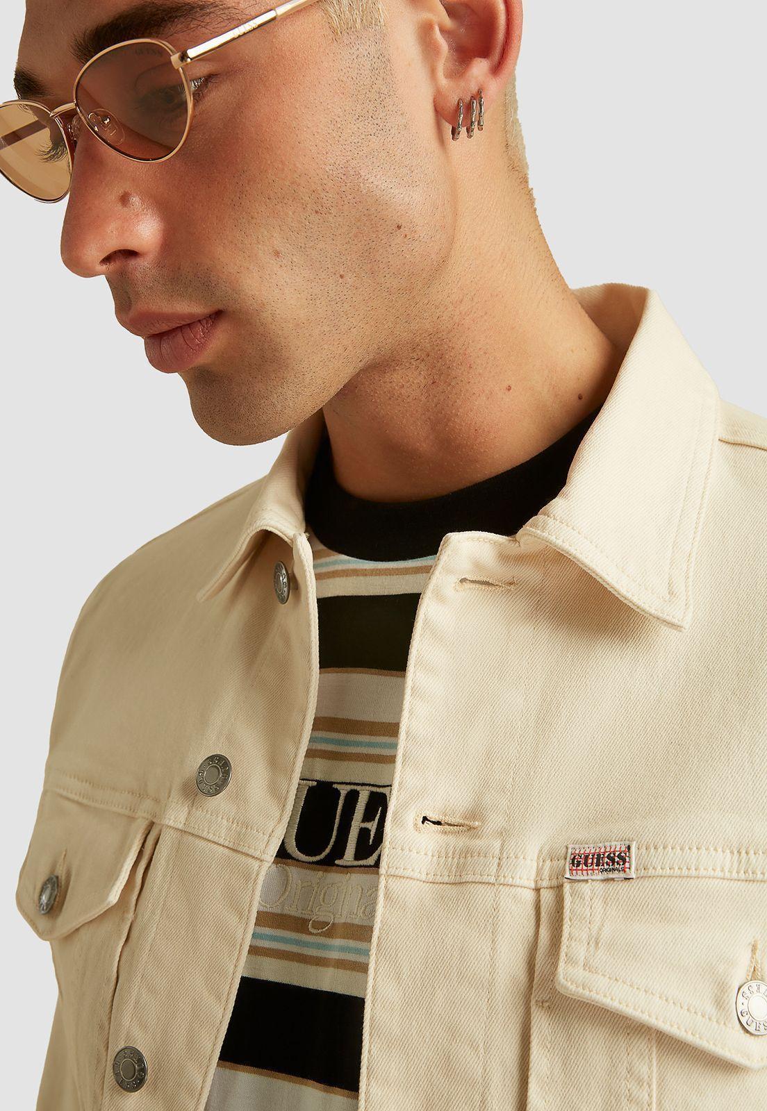 Chaqueta Guess Go Kit Wht Denim Jacket-2