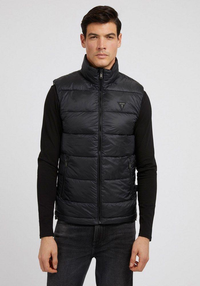 Chaqueta Guess Super Light Puffa Vest Jblk Negro-0