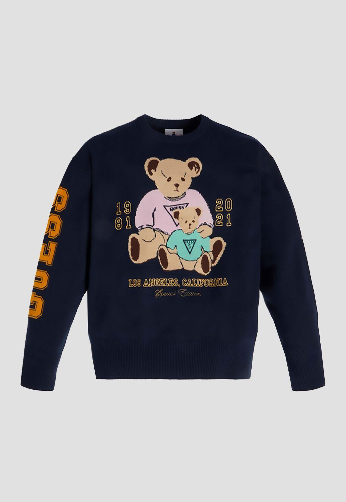 Tejido G Kids Ls Sweater_Bear Capsule G7R1 Azul-0