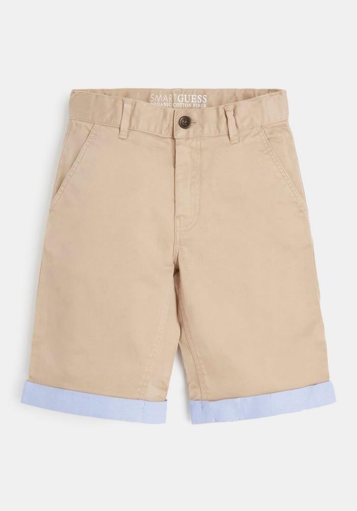 Short G Kids Sateen Chino Shorts_Core G1Dr Beige-0