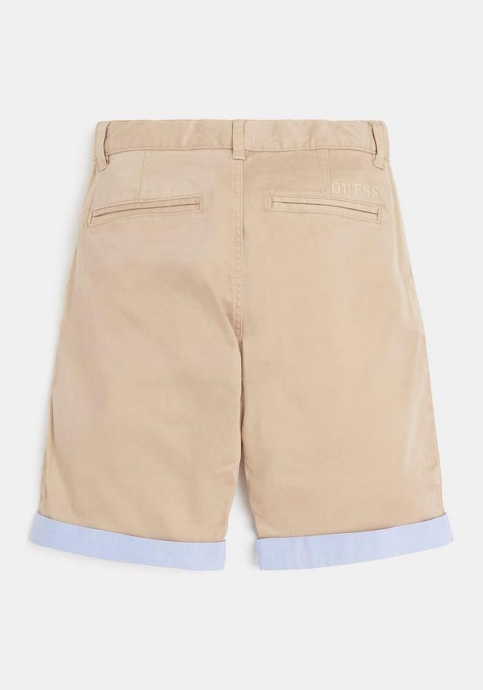 Short G Kids Sateen Chino Shorts_Core G1Dr Beige-1