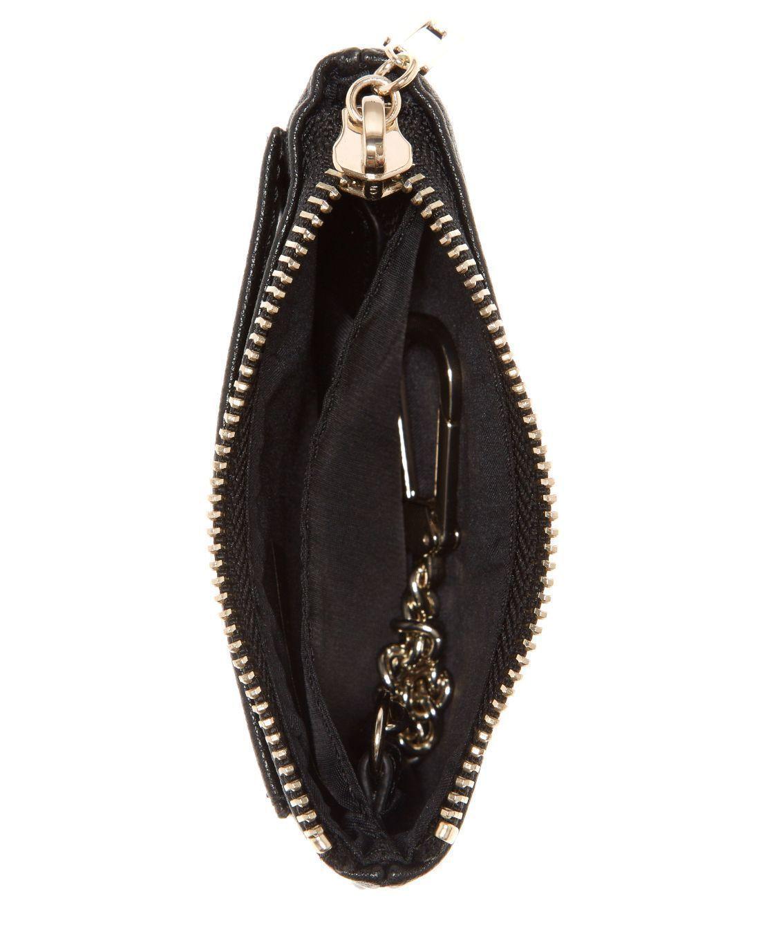 Billetera Guess Noelle Slg Zip Pouch Bla Negro Tu-2