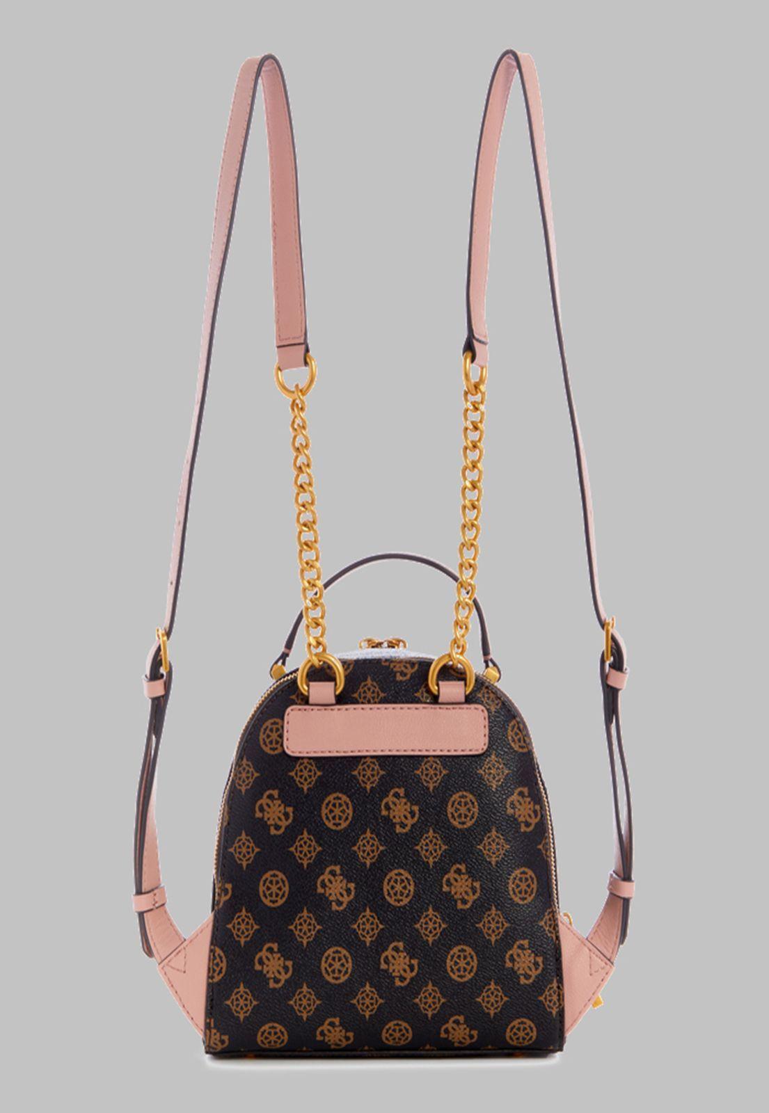 Mochila Guess Briana Backpack Mlo Café-2