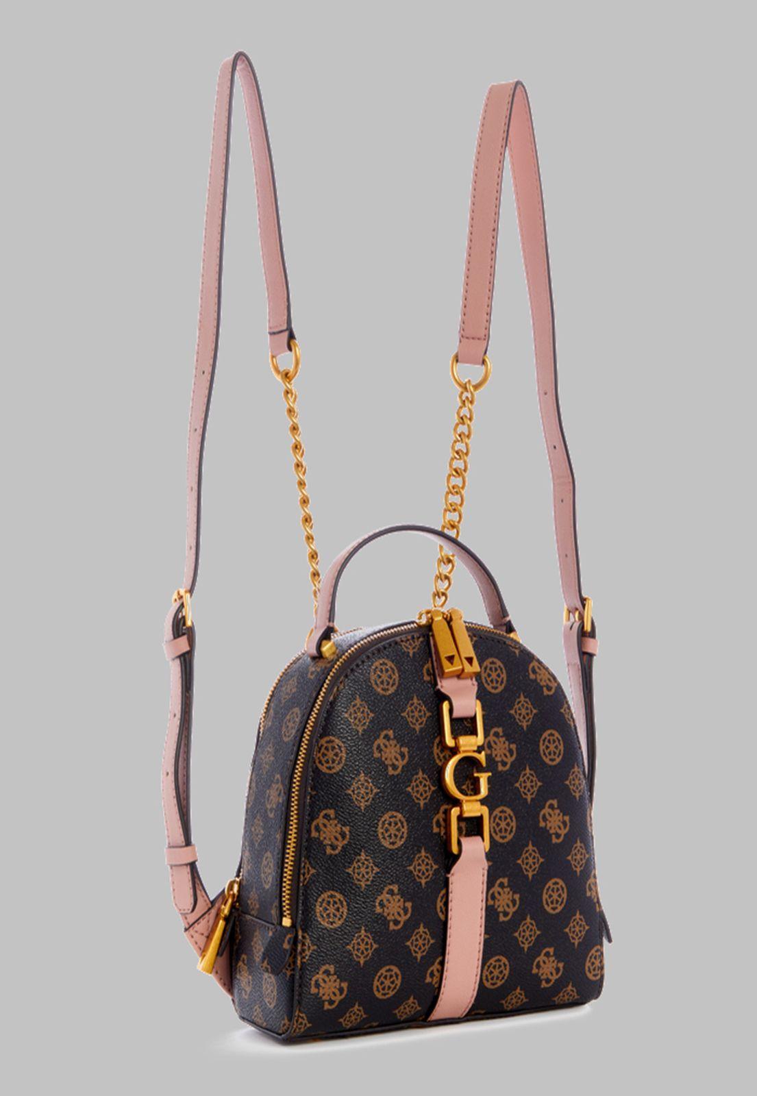 Mochila Guess Briana Backpack Mlo Café-1