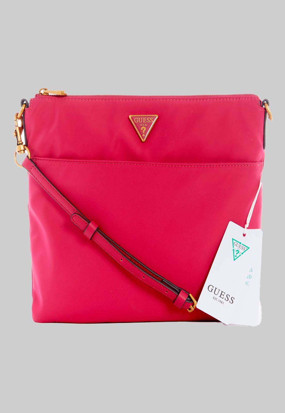 Cartera Eco Gemma Crossbody Swing Pak Fucsia Guess-0